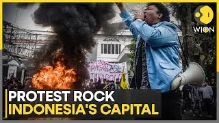 Indonesia Protest: Hundreds Of Students Stage Protest In Front Of Parliament Building | WION