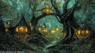 Magical Celtic Village in the Heart of the Forest | Medieval Music for Deep Sleep & Calm