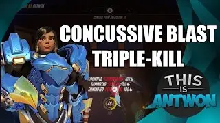 Pharah Concussion Blast Triple Kill