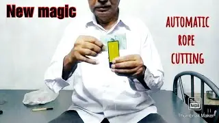 New magic trick and tutorial | Automatic rope cutting magic trick | Bluehills magic