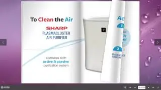 sharp air-purifier training session.