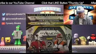 2020 Prizm Football 1 Box Partial Case Break Quickie #14   Sports Cards