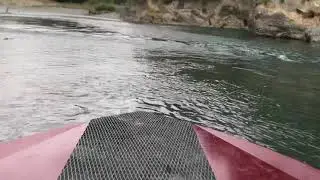 Jet boating up the Bull River