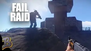 Failed Secret Mission! Failed Rocket Raid! Rust Shenanigans Ep 7