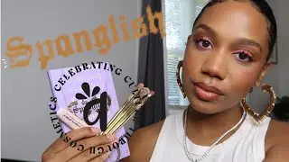 ALAMAR COSMETICS SPANGLISH COLLECTION review + vibe tutorial 🧡💗