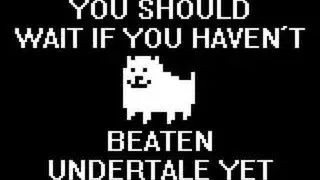 Undertale: Neutral Boss Game Over