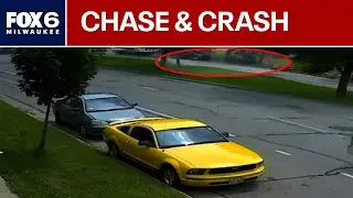 Milwaukee police chase, crash caught on camera; 6 people arrested | FOX6 News Milwaukee