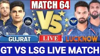 Gt vs lsg live match today || live match commentary #gta #lsg