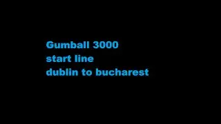 Gumball 3000 Dublin to Bucharest start line!