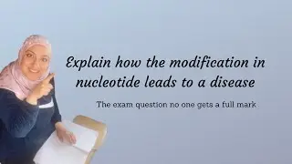 The question no one gets a full mark: Explain how mutation leads to a disease