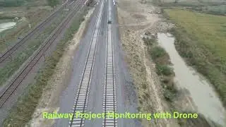 Railway Project Monitoring with Drone
