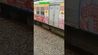 The Train Fully Painted EMU Local #shorts #short #viral #nabaprorail #railway #train #tranding