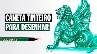Caneta tinteiro para desenhar: Qual usar? + Dicas essenciais