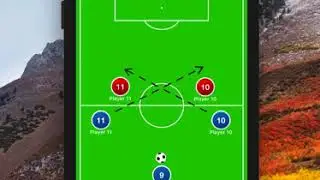 iOS Coach Tactic Board Tutorial: 1. How to save, load play