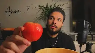 ASMR | EATING FAKE FOOD🍎🍗🍜🌽 WITH YOU 😴💤