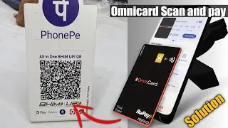 omni card scan and pay problem. omnicard scan and pay test. omnicard upi problem solution