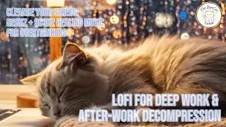 The Ultimate Post-Work Decompression 💤Cleanse Your Stress With This Healing Music #cat #lofi #528hz