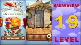 JOGO ESCAPE WORLD TRAVEL - 50 DOORS 3 | 50 PORTAS 3 LEVEL 19 - MADAGASKAR