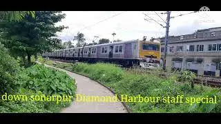 down sonarpur diamond harbour local entered diamond harbour station