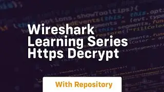 wireshark learning series  