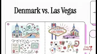 Getting Married in Denmark Vs Getting Married in Las Vegas