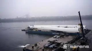 #Howwedoit Sarens moves New Crossing Bridge pylon from Ghent to Sunderland