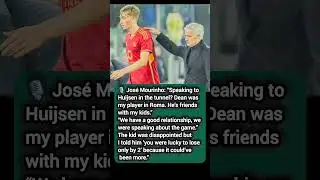Jos&eacute; Mourinho on #hujsen #cr7 #arsenal #saudiproleague #premierleague #championsleague #ronaldo