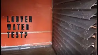 Louver Water Penetration Test