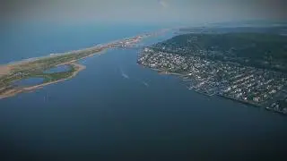 Sandy Hook, New Jersey - Stunning Aerial View | DJI Mini 4 Pro Drone Footage 4K #fyp #foryou #fun