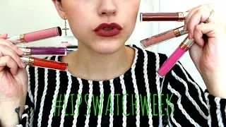Anastasia Liquid Lipsticks- Lip Swatches/ Review | #LipSwatchWeek