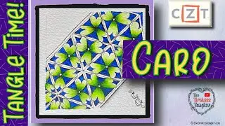 CARO || Tangle Time || Easy Zentangle ® Patterns