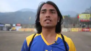 Dharan FC coach Sagar Ghimire after losing to Sahara Club. GoalNepal