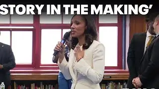 Detroit's new mayor makes first visit to Pershing High School