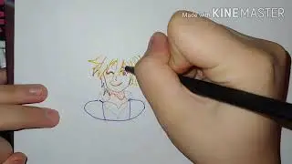Drawing Kuga Terunori from Shokugeki no Soma (Food Wars!)