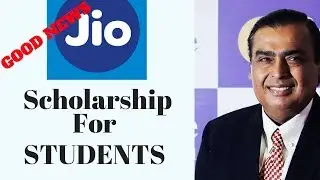 JIO Offers Scholarship for Students