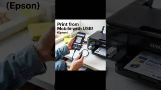 Print from mobile without WiFi | Epson Printer | TechLife Vlogs