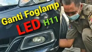 Unboxing + tutorial pemasangan lampu LED di Mobilio (foglamp)
