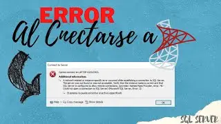 Error al conectarse a SQL SERVER 2019
