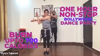 Bollywood DanceFitness Party | Vijaya Tupurani | FullBody Workout | 500-700 calories | New Year Spl