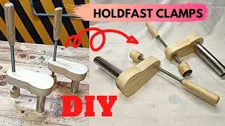 effective way to make a Wooden Holdfast Clamps (DIY)