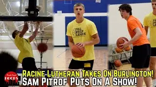 D1 Prospect Puts On A Show! Racine Lutheran vs Burlington Highlights