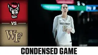 NC State vs. Wake Forest Condensed Game | 2025-26 ACC Women's Basketball
