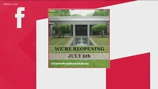 Jimmy Carter Presidential Library and Museum in Atlanta reopens Tuesday
