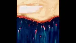 &laquo;&nbsp;J&rsquo;ai vu la mer se coucher sur le soleil&nbsp;&raquo; (I saw the sea setting on the sun) #animation #peinture