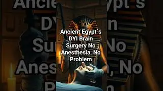 Ancient Egypt&acute;s DYI Brain Surgery No Anesthesia, No Problem