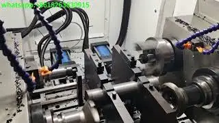 End milling and center hole drilling machine tool，for bars face milling and center hole drilling