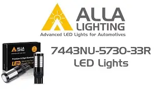 7444 7443 Red LED Bulbs Turn Signal Brake Tail Lights 12v 7443LL 7444LL