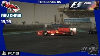 DRAMA NA &Uacute;LTIMA CORRIDA DA 5&deg; TEMPORADA - GP DE ABU DHABI - F1 2010 - 19/19 - T5