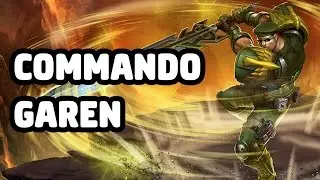 COMMANDO GAREN SKIN SPOTLIGHT - LEAGUE OF LEGENDS