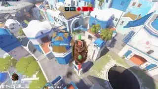 AQUAMARINE JUNKRAT ON ILIOS ! GAMEPLAY OVERWATCH SEASON 31 TOP 500